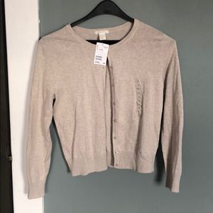 NEW/ H&M w/ tags oatmeal cardigan